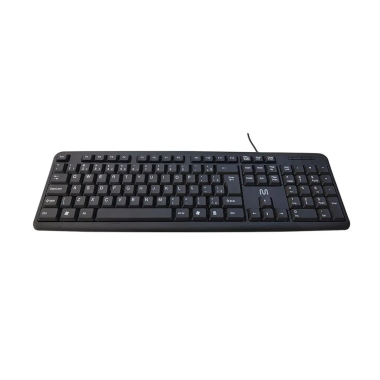 Teclado com fio USB ABNT2 Preto Slim TC193 Multi - CX 1 UN Teclado com fio USB ABNT2 Preto Slim TC193 Multi - CX 1 UN