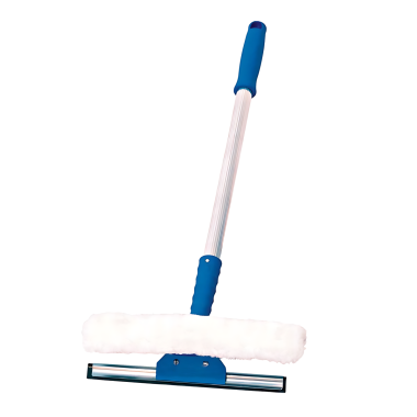 Rodo Combinado Bralimpia para Vidro 45 cm com Cabo Rodo Combinado Bralimpia para Vidro 45 cm com Cabo