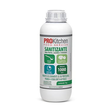 SANITIZANTE P/ HIGIENIZACAO DE VERDURAS E FRUTAS PROKITCHEN 1 KG AUDAX