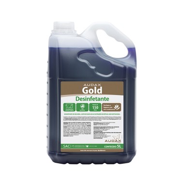 Desinfetante Gold Concentrado Floral Audax 5 Litros