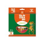 Giz de Cera 12 Cores Leo&Leo
