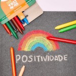 Giz de Cera 12 Cores Leo&Leo