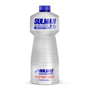 Álcool Líquido 70° com 1 Litro - Sulmar