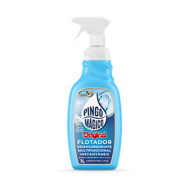 Pingo Mágico Original Eco 1L Multiuso Flotador com Pulverizador Aja Pingo Mágico Original Eco 1L Multiuso Flotador com Pulverizador Aja