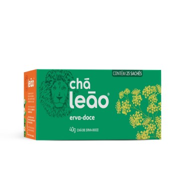 Chá Erva Doce 40g com 25 Sachês Matte Leão Chá Erva Doce 40g com 25 Sachês Matte Leão