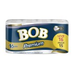 PAPEL HIGIENICO FOLHA DUPLA 16X30 MTS BOB