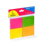 BLOCO AUTOADESIVO 502 38X50 C/4 100 FLS NEON TN OFFICE