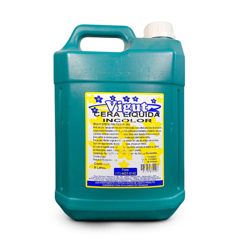 CERA LIQUIDA INCOLOR 5 LTS VIGUT