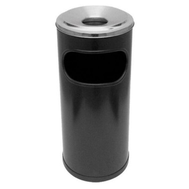 CINZEIRO LIXEIRA PLASTICA C/ ARO EM ALUMINIO 22 LTS JSN