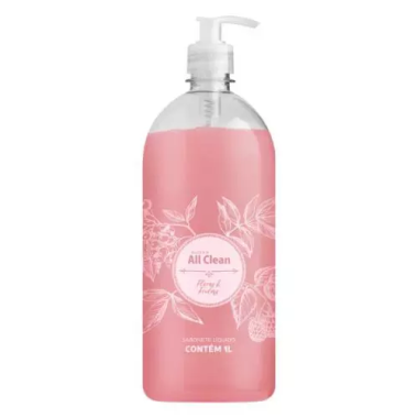SABONETE LIQUIDO PUMP FLORES E FRUTAS ALL CLEAN 1 LT AUDAX