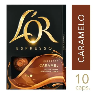 CAFE CAPSULAS CARAMELO LOR ESPRESSO C/10 EXPRESSO
