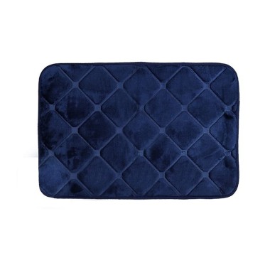TAPETE SOFT ROMA 40X60 ELEGANCIA AZUL LE BIANCO