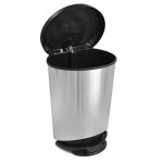 LIXEIRA INOX C/ PEDAL 20 LTS LABEL ARQPLAST