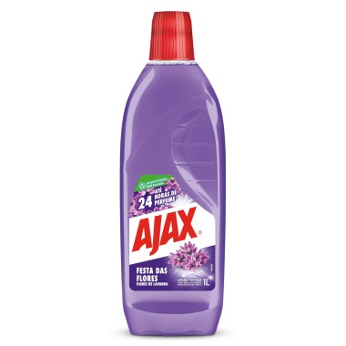 LIMPADOR FESTA DAS FLORES FLORES DE LAVANDA 1 LT AJAX