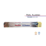 PAPEL ALUMINIO 45 X 65 MTS SUPRATICO