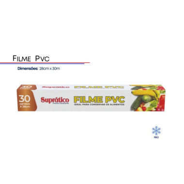 FILME DE PVC 28 X 30 MTS SUPRATICO
