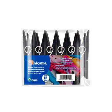 PRENDEDOR PLASTICO C/12 CAICARA