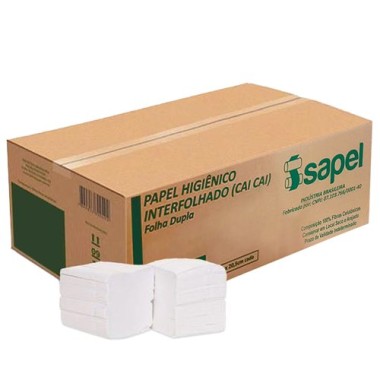 PAPEL HIGIENICO INTERFOLHA CAI CAI FD 100% CELULOSE C/8000 ISAPEL