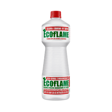 ALCOOL LIQUIDO 70% 1 LT ECOFLAME/DOLMER
