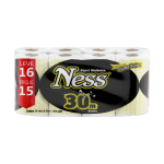 PAPEL HIGIENICO FOLHA DUPLA 16X30 MTS NESS IPEL