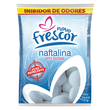 NAFTALINA 21 GRS NOVO FRESCOR
