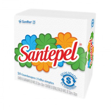 Guardanapo santepel 30x33 c/50 Guardanapo santepel 30x33 c/50
