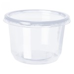 Pote e tampa redondo 140 ml c/24
