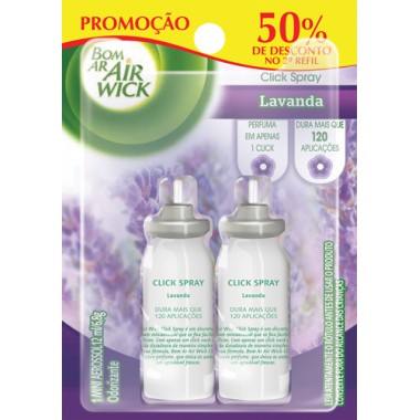 Refil bom ar lavanda 12 ml c/2 Refil bom ar lavanda 12 ml c/2