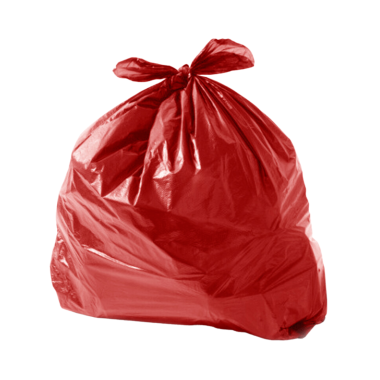 Saco de lixo 100 lts vermelho tp c/100