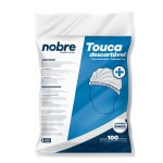 Touca Descartável Sanfonada Nobre Branca - Pacote com 100 Unidades