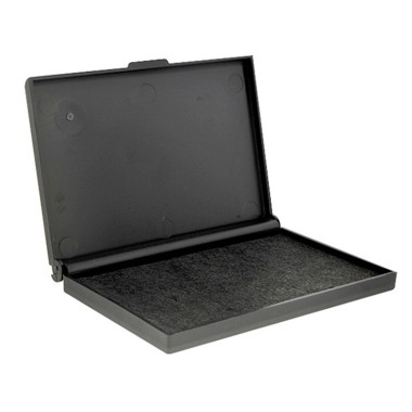 Almofada para carimbo n° 3 preta Almofada para carimbo n° 3 preta