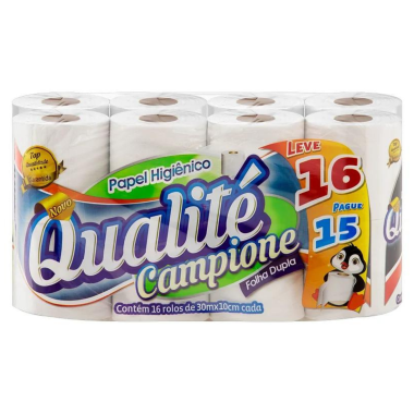 Papel higienico folha dupla qualite c/16 Papel higienico folha dupla qualite c/16