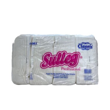Papel toalha interfolha 100% celulose sulleg c/1000 Papel toalha interfolha 100% celulose sulleg c/1000