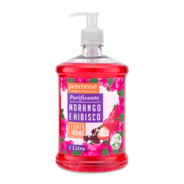 Sabonete liquido premisse morango e hibisco 1 l Sabonete liquido premisse morango e hibisco 1 l