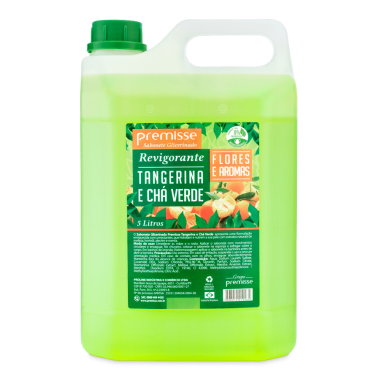 Sabonete liquido premisse tangerina e cha verde 5 l Sabonete liquido premisse tangerina e cha verde 5 l