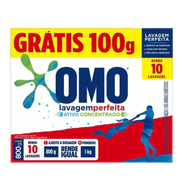 Sabao em po omo lavagem perfeita 800 gr Sabao em po omo lavagem perfeita 800 gr
