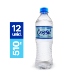 Água Mineral Cristal Natural - 510ml (Pct c/ 12 unidades)