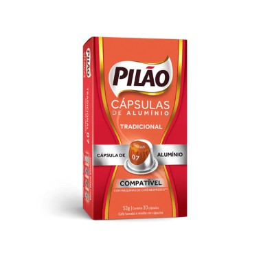 Cafe pilão em capsulas tradicional 52g c/10 unid Cafe pilão em capsulas tradicional 52g c/10 unid