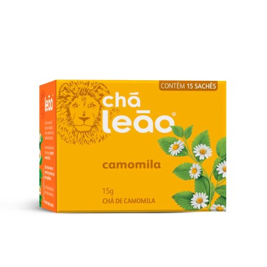 Cha leao camomila saches 15 grs c/15 Cha leao camomila saches 15 grs c/15