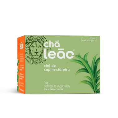 Cha leao cidreira saches 15 grs c/15 Cha leao cidreira saches 15 grs c/15