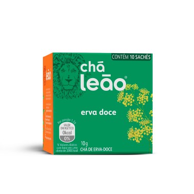 Cha leao erva doce saches 10 grs c/10 Cha leao erva doce saches 10 grs c/10