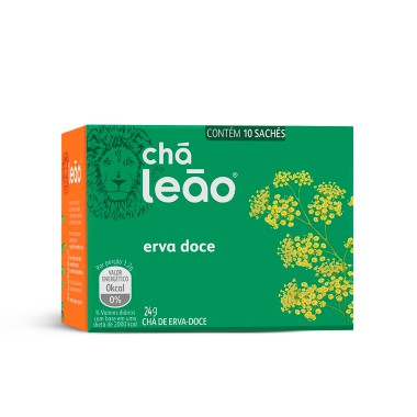 Cha leao erva doce saches 24 grs c/15 Cha leao erva doce saches 24 grs c/15