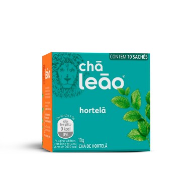 Chá Leão Hortelã 10g - Caixa com 15 Sachês Chá Leão Hortelã 10g - Caixa com 15 Sachês