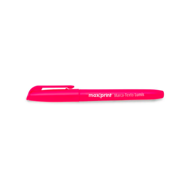 Caneta marca texto maxprint rosa Caneta marca texto maxprint rosa