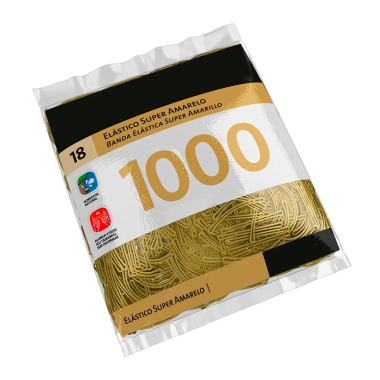 Elástico Standard Amarelo - 1000 Gramas Elástico Standard Amarelo - 1000 Gramas