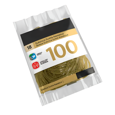 Elástico Standard Amarelo - 100 Gramas Elástico Standard Amarelo - 100 Gramas