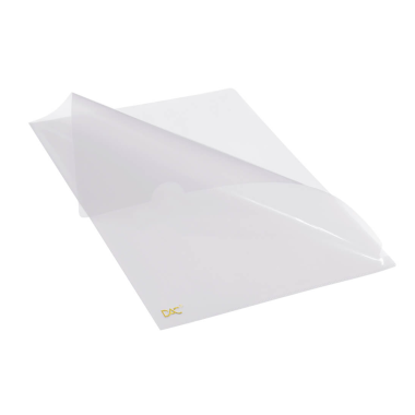 Pasta em l oficio transparente dac - 10 unidades