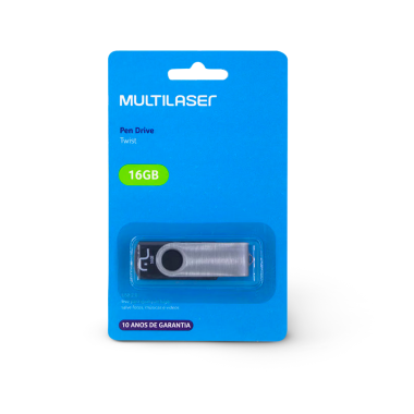 Pendrive multilaser twist 16gb Pendrive multilaser twist 16gb