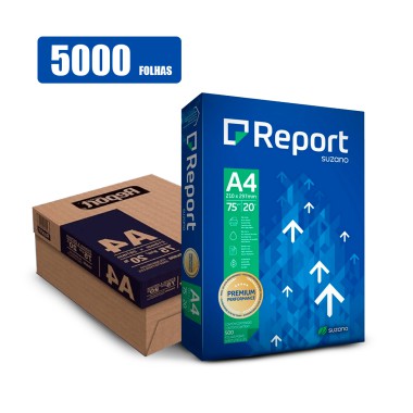 PAPEL SULFITE REPORT A4 COM 5000 FLS PAPEL SULFITE REPORT A4 COM 5000 FLS