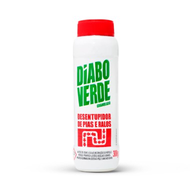 Desentupidor Diabo Verde Granulado - 300g Desentupidor Diabo Verde Granulado - 300g